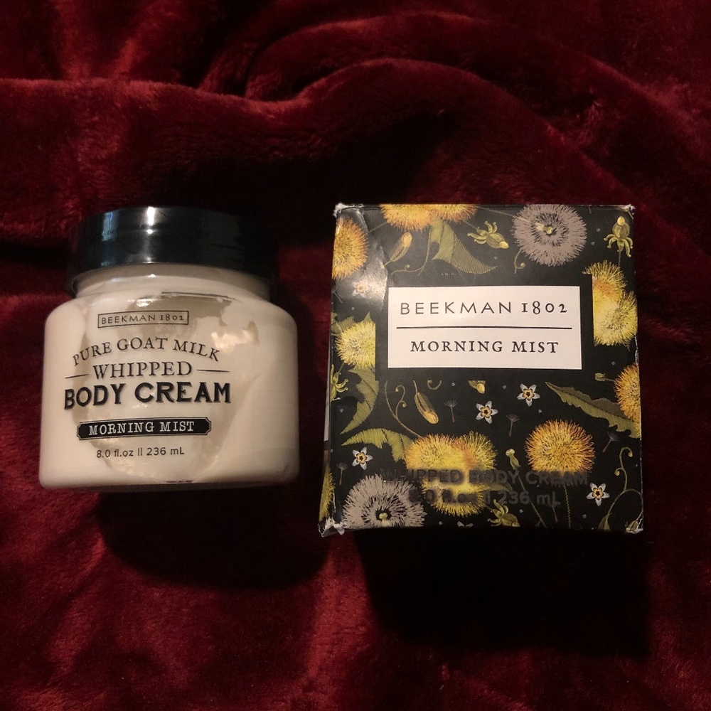 New Pure Goat milk whipped body cream morning mist